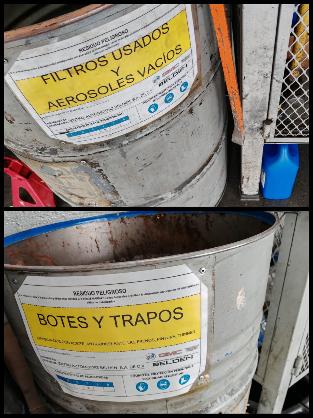 Etiquetado de contenedores